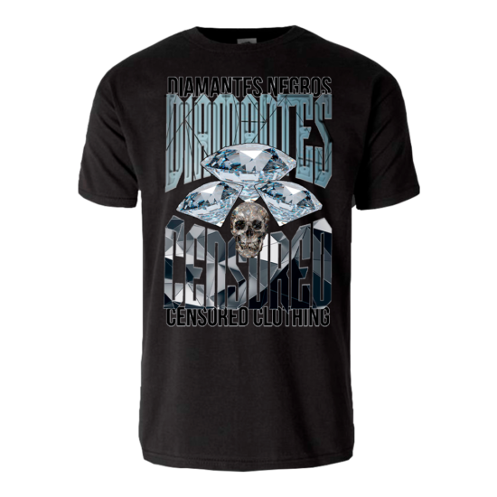 Diamantes Negros x Censored Clothing - #1 - Camiseta